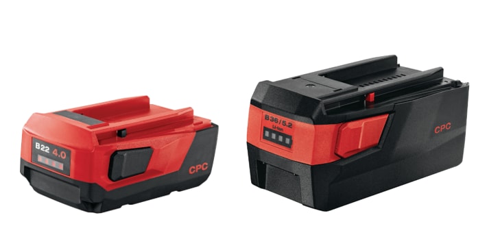 22V ja 36V akud