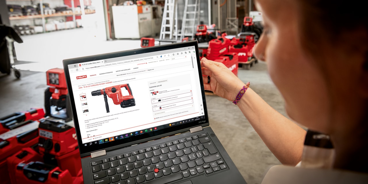 Hilti tööriistapargi haldamine